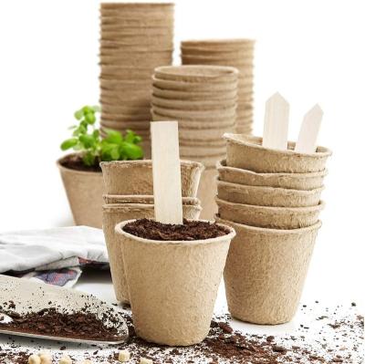 China 100% recyclable eco-friendly and biodegradable peat pots for sale