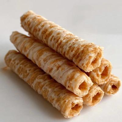 China Van de de Wafelsandwich van de cilindervorm van de Koekjes Thaise Snacks de Kokosnoten Knapperige Broodjes Te koop