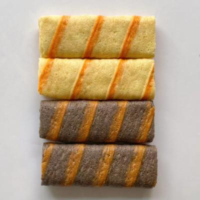 China Van de Chocoladewafeltjes van het kaasaroma van het de Koekjesbureau van de de Snackskaas de Sandwichcrackers Te koop