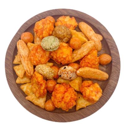 China Gourmet Mixed Rice Crackers with Five Unique Flavors and Peanuts - Crunchy, All Natural Snack for sale