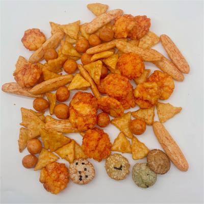 China Premium Rice Crackers with Peanuts Five Flavors, Crunchy Texture, All Natural Ingredients for sale