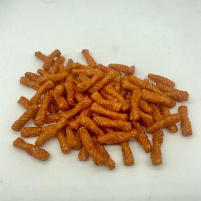 China Crunchy Rice Crackers With Spicy Kick Rectangular Shape For Snacking for sale