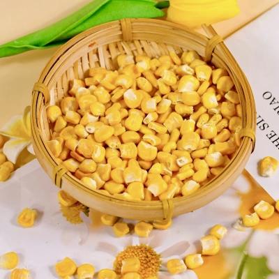 China Premium Freeze-Dried Corn Kernels Golden Yellow High In Fiber Bulk Packaging for sale