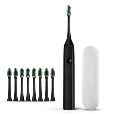 China Battery powered Ductile soft brush smart timing toothbrush nylon bristles for sale