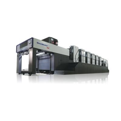 China Factory Best Selling XJ145-5 Five Color Large Format Offset Press For Color Packaging Printing for sale