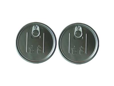 China Factory Standard Full Aperture Easy Open End Tinplate TFS Lid EOE for Food Can Easy Open End for sale