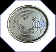 China Food Can Packing and Packaging Tinplate Can Lids with Logo Printing for sale