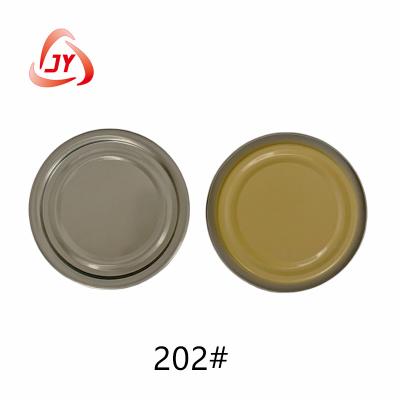 China Food Packaging Tinplate Can Lids 202 Can Ends 52.3mm TFS Hard Open Ends for sale