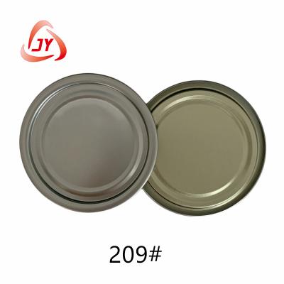 China 209#(62.3mm ) TFS Hard open End Clear and Plain Food Can lid.Food packaging for sale