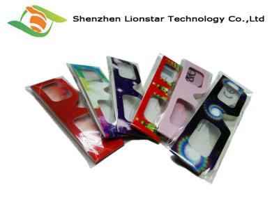 China Diffraction Glasses Love Heart Passive 3D Glasses For Firework Show / Concert for sale