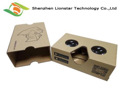 China Craft Paper Cardboard VR Goggles For Watching 3D Video/ Playing 3D Games for sale