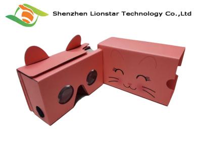 China OEM Cardboard VR Glasses 2.0,37MM Diameters PMMA Lens Virtual Reality 3D Glasses for sale