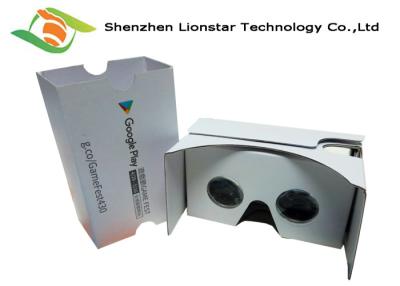 China 37mm Lens 3d Virtual Reality Cardboard VR Box 3D Glasses For 3.5-6 Inch Phone for sale