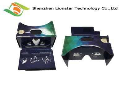 China Compatible PMMA Lens Cardboard VR Glasses For Real Estate Sale / 3D Entertainment for sale