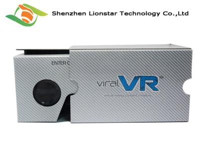 China DIY VR Glasses Virtual Reality Cardboard VR Goggles Headset Android / IOS Compability for sale