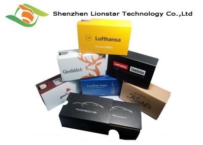 China 3D Video Glasses Virtual Reality Cardboard 360 Degree With Custom Company Logo for sale