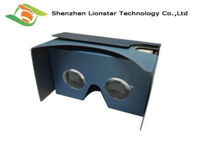 China 3.5-6.0 Inch Phone Cardboard VR Headset For 3d Video / 3d Games / 360 Video for sale