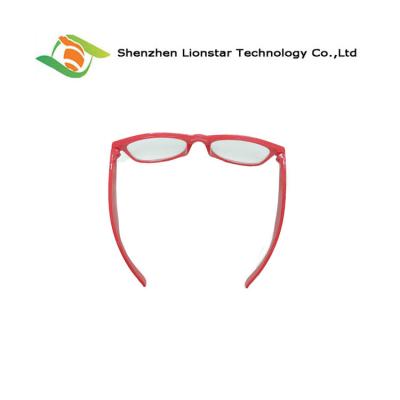 China ABS Kader Plastic Anaglyph 3d Glazen voor het Aangepaste Embleem van Dlp Projector Te koop