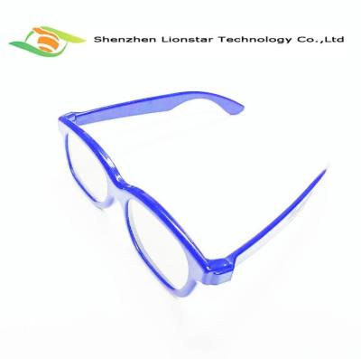 China Plastic Anaglyphic Active Linear Polarizer Film 3D Glasses 0.22-0.297mm Film Lens for sale