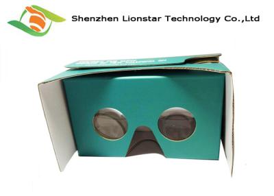 China Full / One Color Cardboard VR Glasses Virtual Reality Viewer 145X65X90 Mm for sale