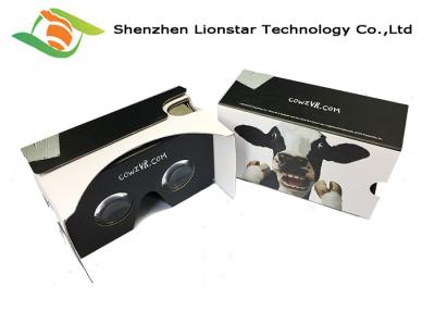 China Corrugated Paper Google Cardboard Compatible Phones For Military , Medical , Real Estate for sale