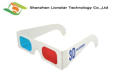 China Anaglyph 3D Movie Glasses Passive 3D Glasses Red Cyan Picture Glasses For Adults And Kids for sale