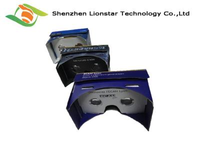 China WWGC Colorful Cardboard Virtual Reality Glasses , Cardboard 3D Goggles  for sale