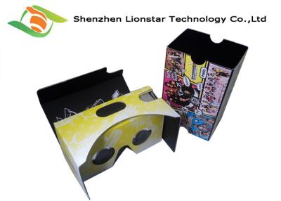 China Portable Smart Cardboard Virtual Reality Glasses For 3D Movies And Games for sale