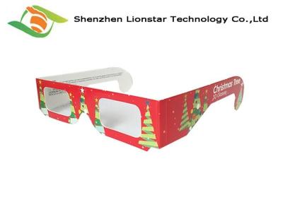 China Heart Shaped Diffraction Passive 3D Glasses Better Firework Effect Lense for sale