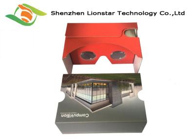 China Gift Box Type DIY Virtual Reality Glasses , OEM Full Color Phone Vr Cardboard 2.0 for sale