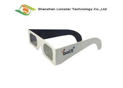 China Light Diffraction Glasses , Printed Paper 3D Firework Rainbow Diffraction Glasses for sale