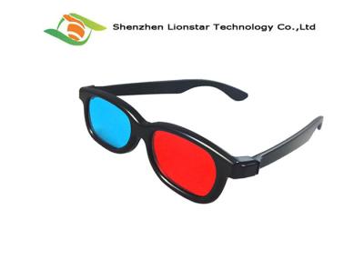 China Stereoscopic Anaglyph Red And Blue 3d Glasses 140x48x140mm For 3D Movie And Games for sale