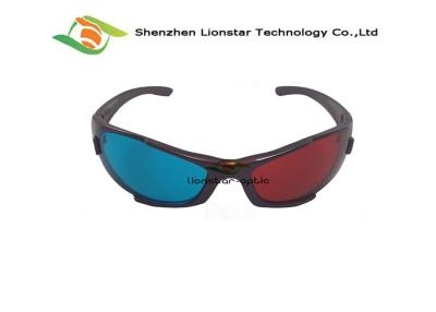 China Plastic Frame Full HD Linear Polarizer Film For customized Red Cyan 3D Glasses for sale