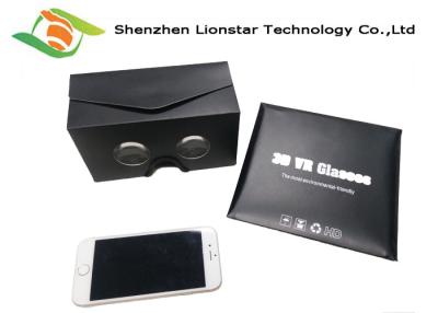 China Flat 42MM Acrylic Lens Google Cardboard 3d Virtual Reality Headset Viewer  for sale