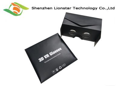 China Envelope Cardboard Box Glasses , Customized Cardboard 3D Glasses VR Viewer  for sale