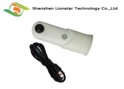 China Chargeable White Panoramic Digital Camera 360° Viewer ABS Plastic Double Camera for sale