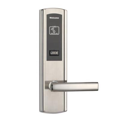 China Apartment /Hotel 5 Bolt Mortise 304 Stainless Steel Hotel Card Door Lock With Smart System for sale