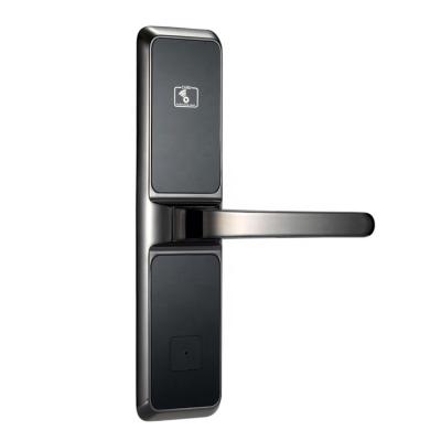 China Black smart security rfid lock key card entry systems for hotel/office/resort hotel/rental apartment for sale