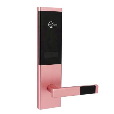 China Hotel/Motel Factory Price Aluminum Alloy Smart Electronic Key Card Locks For Hotel for sale