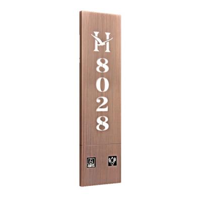 China Modern Decorative Hotel Number And Door Name Plates Digital LED Plates for sale