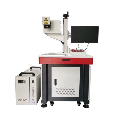 China UV Laser Marking 5w Laser Marking Machine For Plastics Metal Jeans Fabric Leather Leather Wood for sale