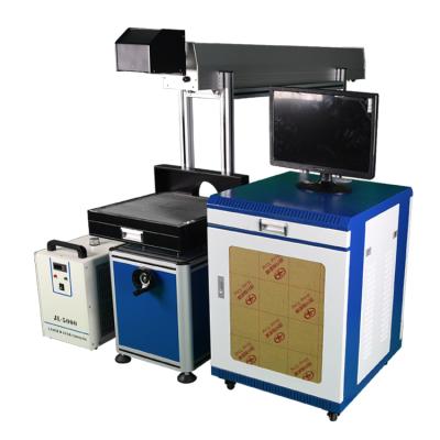 China Laser marking glass tube 130w factory sale low price 180w rf 3d dynamic hot sale CO2 laser fly marking machine directly for sale