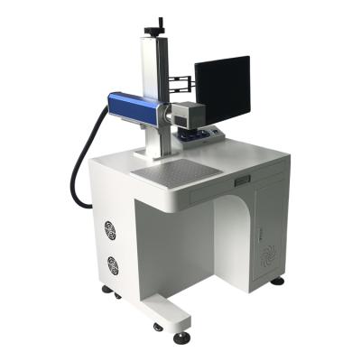 China Desktop Laser Raycus 20w 30w 50w Metal Fiber Laser Marking Machine for sale