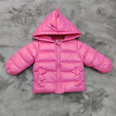 China Breathable Promotional Jacket Prices Kids Organic Cotton Down Jacket Designer Winter Coat Baby Clothes Girl 2-8 Years for sale