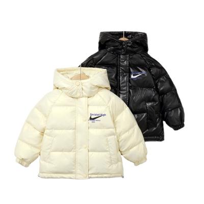 China Breathable Trend Waterproof Thick Warm Lightweight Winter Down Jacket For Kids Boy for sale