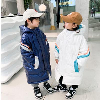 China Girls Winter Jacket Kids Breathable Thick Warm Parka Kids Long Fashion Hooded Coats Baby Shinny Waterproof Outerwear for sale