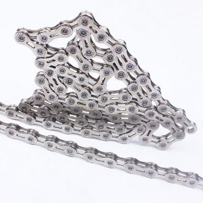 China 10 Speed ​​Ultralight Silver Gold Mountain MTB Road Bike Chains RK10EL Cavity 116L Bike Chain Bicycle Chain for sale