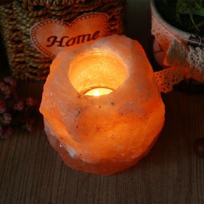 China 2020 China Hot Selling Creative Night Light Selenite Scented Candle Holder for sale