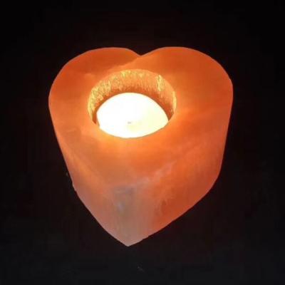 China 2020 China Hot Selling Creative Night Light Selenite Scented Candle Holder for sale