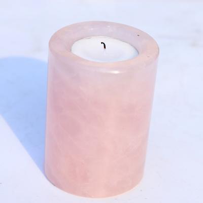 China 2020 China Hot Sale Hand Made Pink Crystal Candle Shaped Lamp for sale